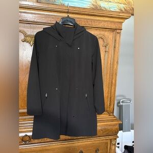 Kristen Blake Black Hooded Coat